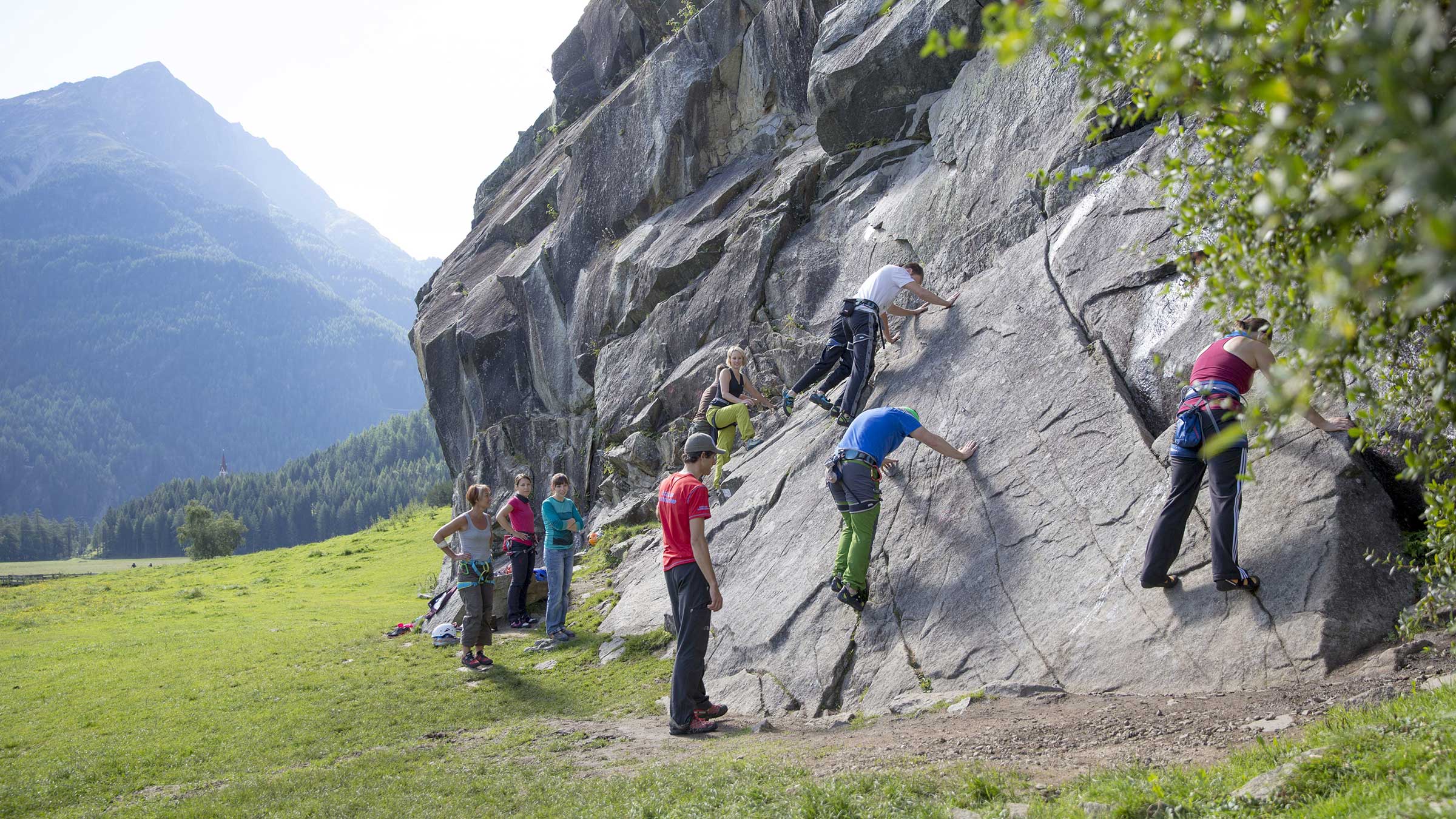 Erste Schritte beim Klettern - Klettern Tirol