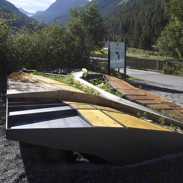 Naturpark Ötztal Infoträger Gries - Naturpark Ötztal