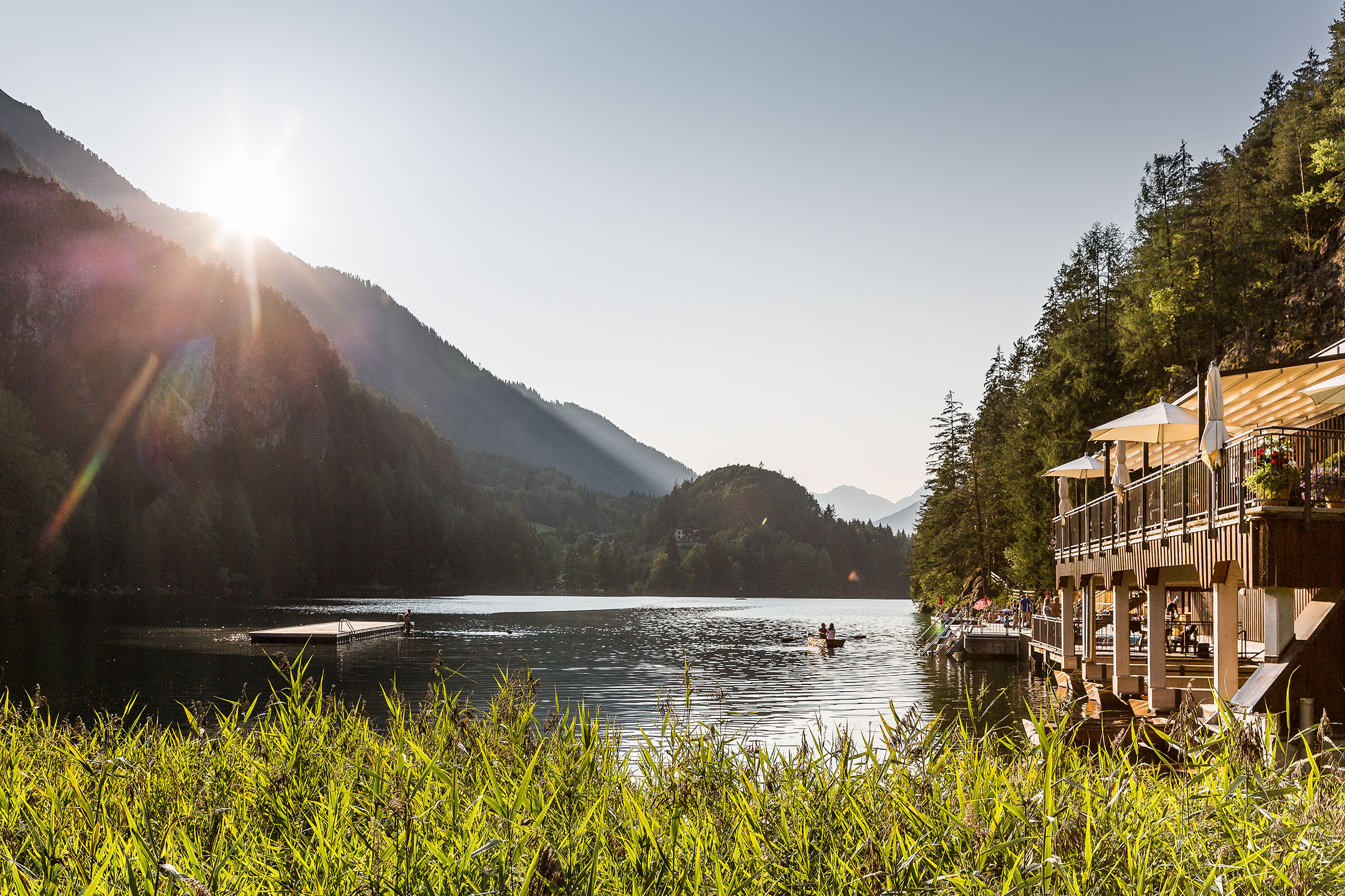 PIburger See in Oetz - der Hitze entfliehen