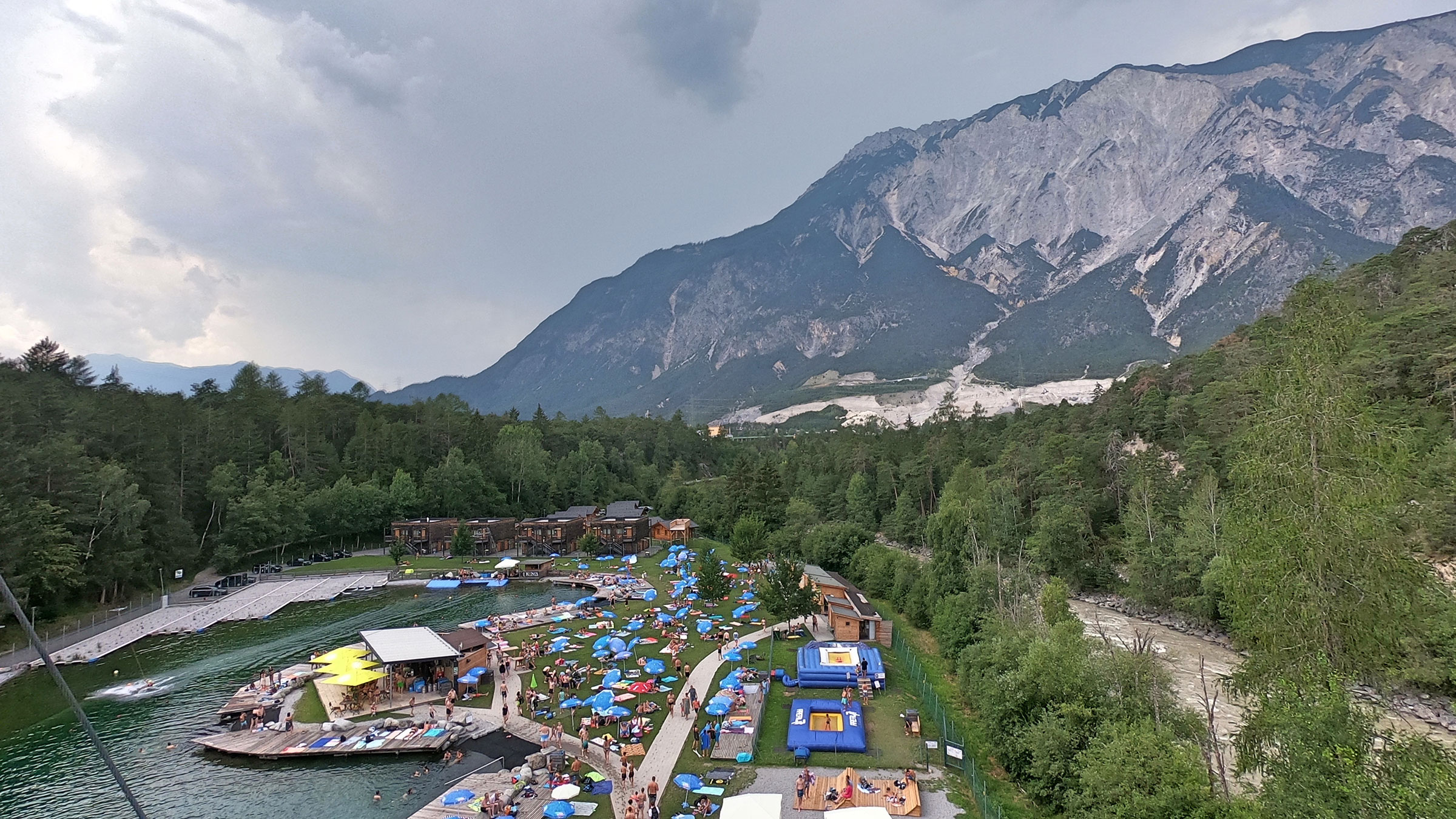 Water Area in der AREA 47 - Familienurlaub Ötztal Tirol